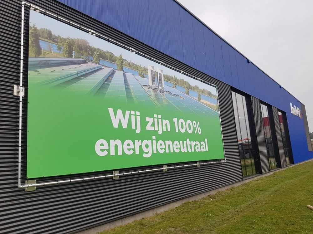 Spandoek inclusief frame