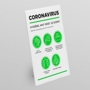 Coronavirus baliebordjes