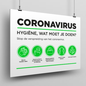 Coronavirus plafondborden