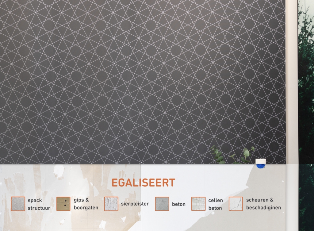 multitexpro egaliserend behang